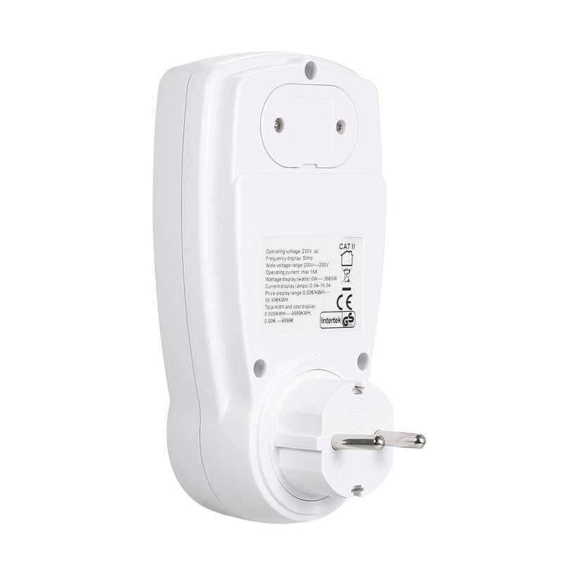 Digital Wattmet Power Meter Energy Meter Voltage Chart Power Measuring