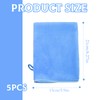 WQNNQW 5 Stück Waschlappen,Mikrofaser Waschlappen,Waschhandschuh Körper,Waschlappen Gesicht,Waschlappen Frottee,Waschlappen Baumwolle,Handtücher Klein,Kleine