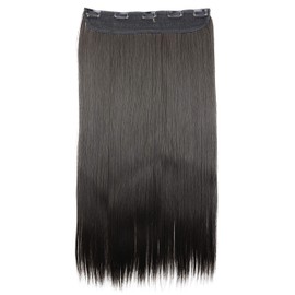 Prettyshop Clip-In Hair Extensions Straight 60 cm / 23.62 inches