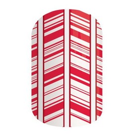 Jamberry Nail Wraps: Candy Cane Lane (FULL SHEET)