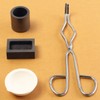 MASUNN 16Oz Gold Graphit Crucible Cup + Zangen + 1