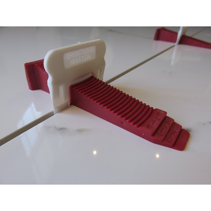T-Lock - 100 red wedges PERFECT LEVEL MASTER - Professional