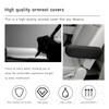 Augeny 2 PCS Car Front Seat Armrest Covers, Soft Elastic