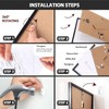 Fixwal 5x7 Picture Frame Set of 12 with Shatter Resistant