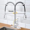SOKA Kitchen Sink Faucet Single Handle with Pull Down Sprayer