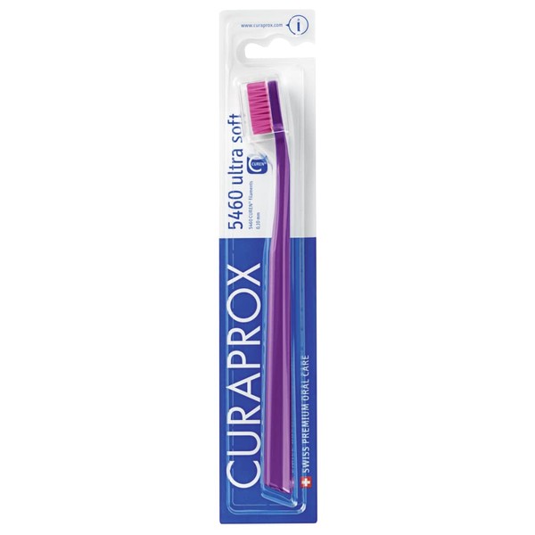 Claprox CS5460 Toothbrush, Handle Color, Purple, Blister Pack