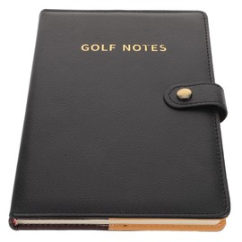 Kisangel Golf Scorecard Holder PU Leather Book Cover for Efficient Scorekeeping Portable Golf Notebook for Tournaments Casual Play for Golfers Elegant Box