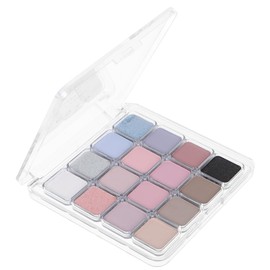 Healvian Lidschatten-Palette mit 16 Farben, matt und schimmernd, bunte Augen, Lidschatten für Mädchen, natürliches Make-up, Glitter, Matte, Schimmer, Augenpuder