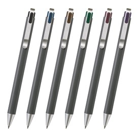 Sakura Crepas GBR205-6 Gel Ink Ballpoint Pen Ballpoint Sign iD 6 Color Set 0.5mm