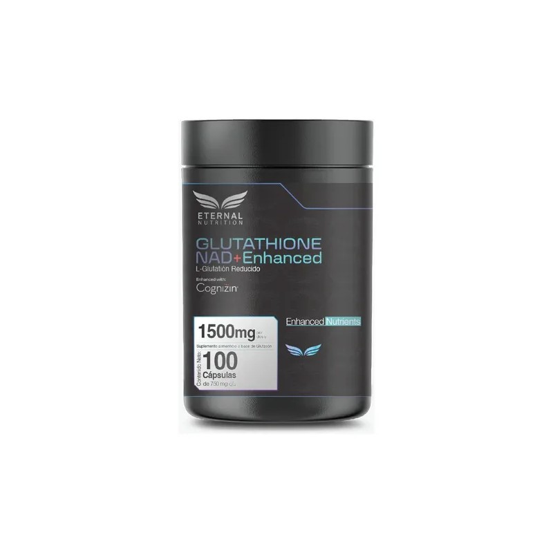 Eternal Nutrition Glutathione Nad 100 Caps Cognizin Citicolina Aminoacidos Porciones