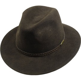 Harrys-Collection Rolling Hat in 3 Colours - brown, size: 59