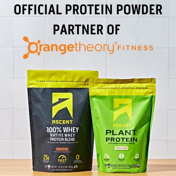 Ascent Ascent 100% Whey Protein Powder - Post Workout Whey