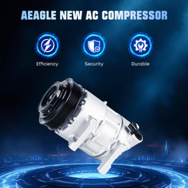 Air Conditioner Compressor with AC Clutch for Chrysler 300 3.6 3.6L 2014-2023, for Dodge Charger 3.6L 2014-2023 14 15 16 17 18 19 20 21 22 23, for Challenger 3.6L 2015-2023