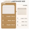 Rectangle Lamp Shades Set of 2, 16"L x 8"W x
