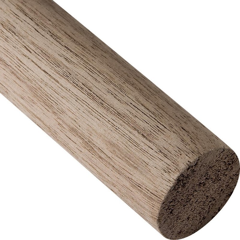 Rockler Walnut Dowel Rods 48” x 1/2" - Solid Hardwood