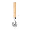 Pastry Wheel Cutter 2 PCS, Pasta Cutter Wheel with Long