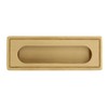 ViaGasaFamido Recessed Handle, Brass Cabinet Hardware Flush Pull, Recessed Invisible