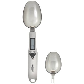 VOLTCRAFT SP-500 Spoon Scale Weighing Range (Max) 500 g Readability 0.1 g Stainless Steel