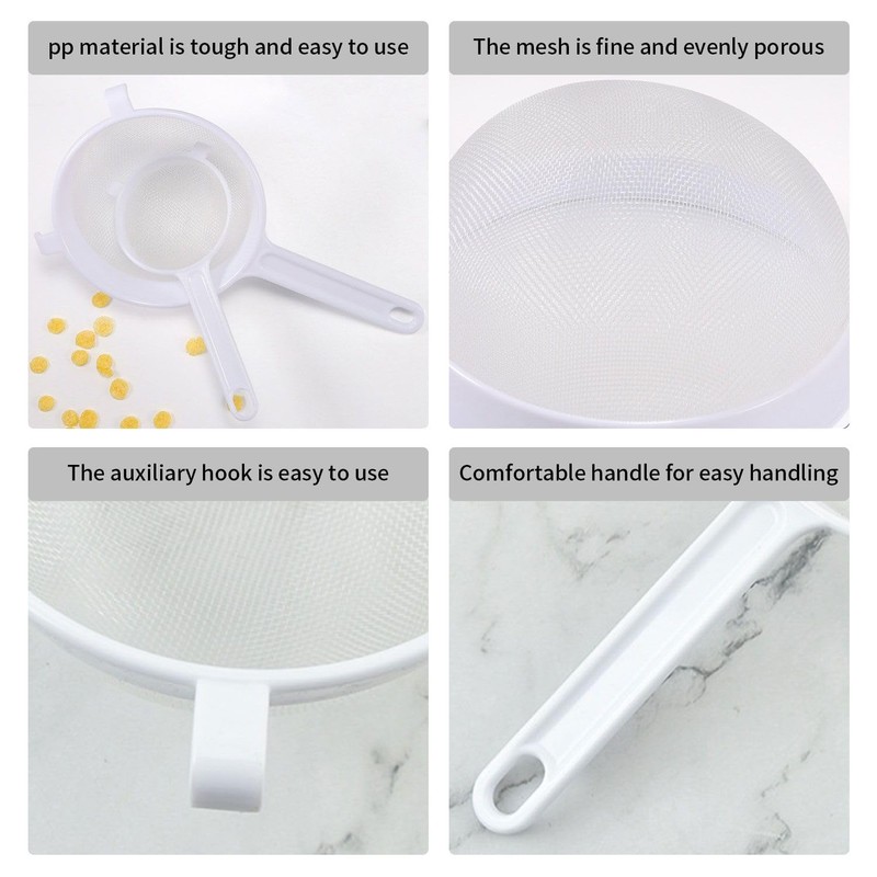 4 Pieces Hand Strainer, Soy Milk Strainer, Tea Strainer, Residue