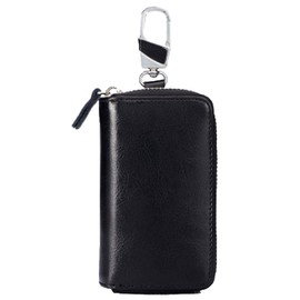 [Angel Moon] Smart Key Case Women Men Cute Key Case with Carabiner Simple - -
