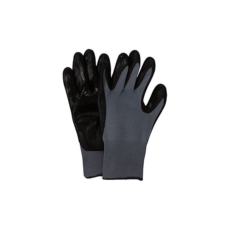 Mitani Nitrile Backless Gloves Power Black (10 Pairs) LL