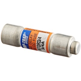 Mersen ATQR Time-Delay/Class CC Small-Dimension Fuse, 600VAC/300VDC, 200kA AC/100kA DC, 0.75 Ampere, 13/32" Diameter x 1-1/2" Length