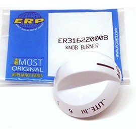 Exact 316220008 Gas Range Burner Knob for Electrolux Frigidaire AP4322130 PS1991530