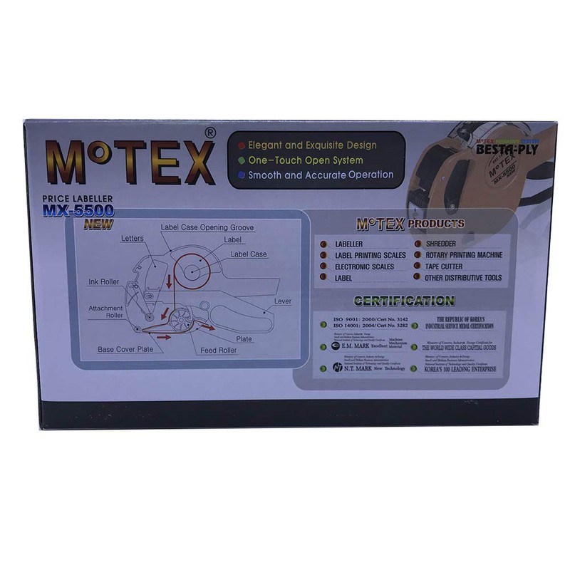 Original MoTEX© MX-5500 Price Gun Professional Euro (1 Line, 8