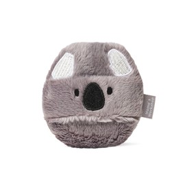 momo's workshop Cute Powder Puff, Grey Fluffy Makeup Puff for Loose & Pressed Powders, Setting and Baking, Reusable, Dual-Sided Use 1P M