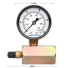 MEASUREMAN 2" Steel Gas Pressure Test Gauge Assembly, 3/4" FNPT