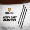 Southwire 14-Inch Heavy Duty Mountable Cable Ties, 50lb Tensile Strength,
