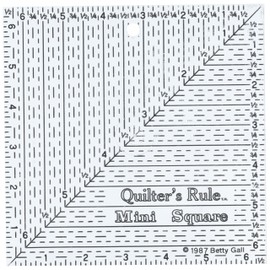 Quilter's 6x6x6-Inch Mini Square Ruler