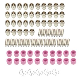 Plasma Cutting Torch Consumables Kit Electrode Contact Tip Ceramics Nozzle SG‑55 AG‑60 WSD‑60P95pcs
