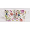 Rainbow Decors Japanese Garden & Dragonflies Mugs Set of 4
