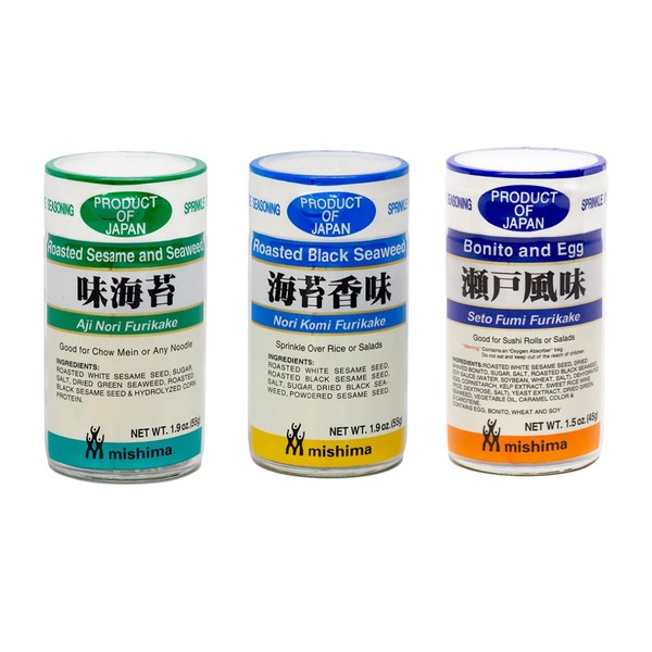 Japanese Furikake Seasoning, Nori Komi, Seto Fumi, Ajinori : Blend