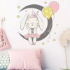 DaraBaby Vinil Decorativo Coneja Luna Habitación Estancia Niña Bebe