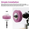 BEROZA Grinding Wheel Adapter and Sharpening Stone for Drill, Metal