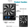 Silkwish Reptile Cooling Fan, Reptile Ventilation Fan, Intelligent Fan Reptile
