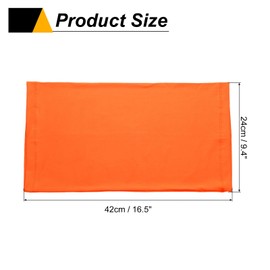 HARFINGTON Summer Cooling Neck Gaiter Sun Protection Face Mask Fishing Neck Gaiter Unisex Sunscreen Breathable Bandana for Outdoor Sports, Orange