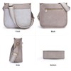 Caitina - Bolso bandolera de piel vegano para mujer, con