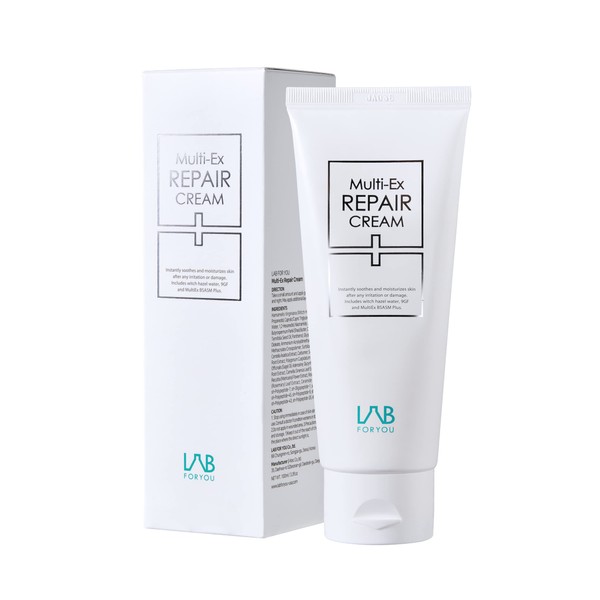 [LAB FOR YOU] Multi-Ex Repair Cream | After laser treatment cream | EGF | Soothing Moisturizing Sensitive Skin | Facial Moisturizer | Skin-Relief | Skin Repair Restore 100ml/3.3fl.oz