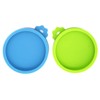 COMTIM Small Size Cat Food Can Lids, 2 Pack Silicone