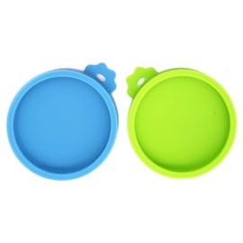 COMTIM Small Size Cat Food Can Lids, 2 Pack Silicone Cat Food Can Lids Covers for Small Cans 3 oz 2.5 oz