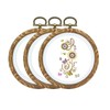 Bivethoi 3 PCS Embroidery Hoops, 6.7 Inch Round Cross Stitch
