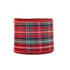 Ribbon Bazaar Wired Tartan McDougle Plaid Ribbon - Red 2-1/2"