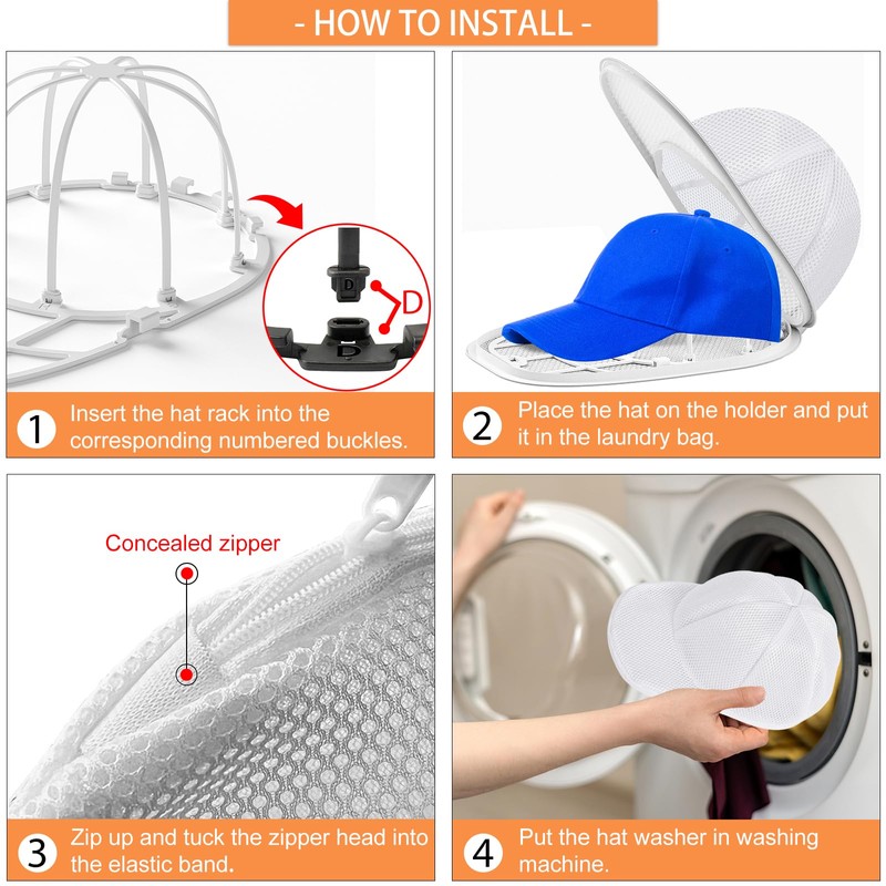 Hat Washer Cage Hat Cleaner for Baseball Caps Fit for