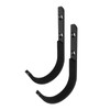 TOPINCN Archery Bow J Hook Storage Hunting Screw Black Practical