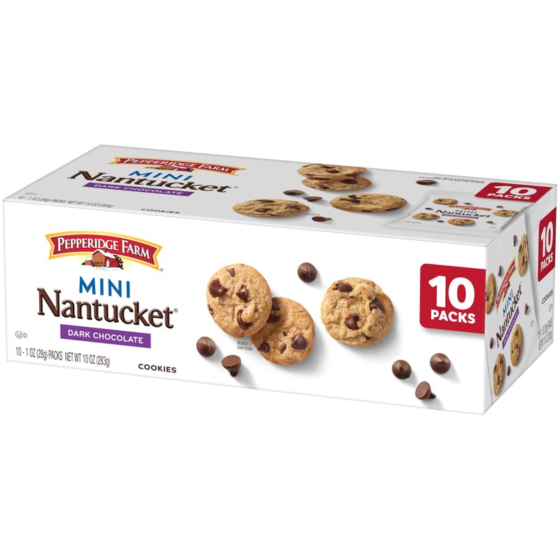 Pepperidge Farm Nantucket Mini Dark Chocolate Chip Cookies, 1 Oz