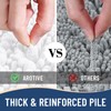 Arotive Luxury Chenille Bathroom Rug Mat, Extra Soft Thick Absorbent