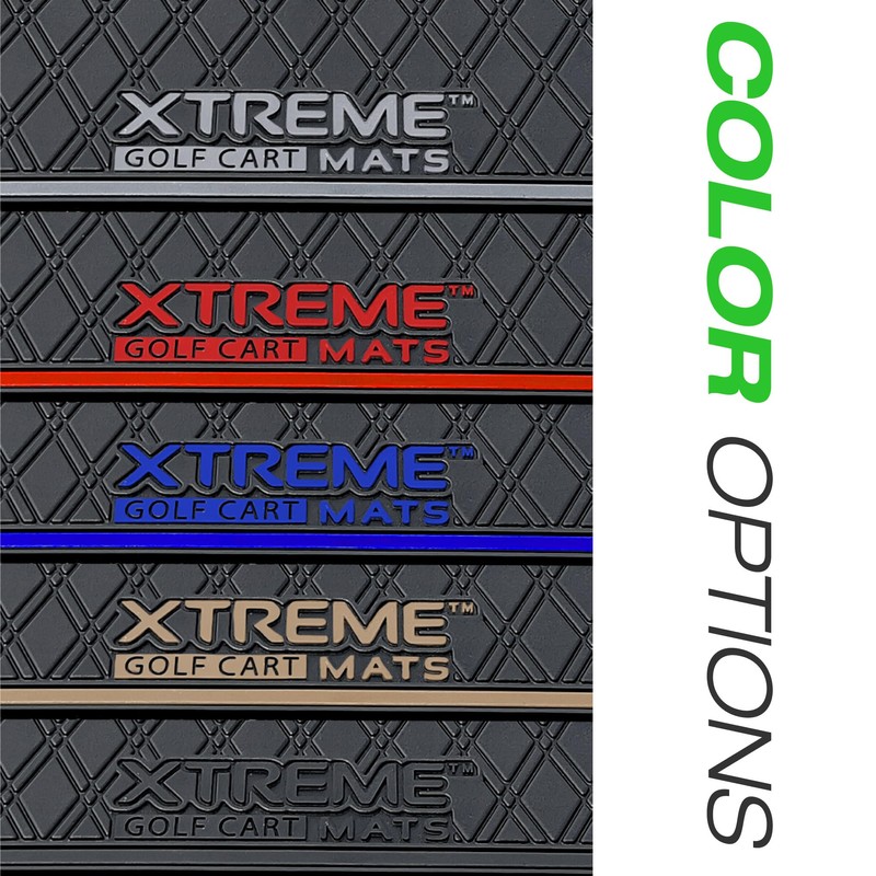 Xtreme Mats Advent Golf Cart Mat, Full Coverage Rubber Floor